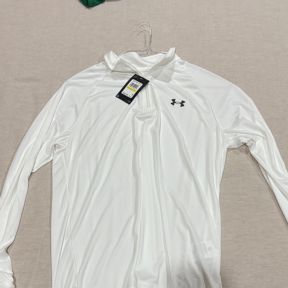 Under Armour White Performance Long Sleeve